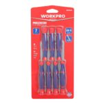 WORKPRO WP200509 7 Parça Profesyonel CR-V Manyetik Hassas Tornavida Seti - Görsel 7