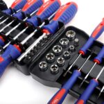 WORKPRO WP200512 45 Parça Profesyonel CR-V Manyetik Tornavida ve Bits Uç Seti + Taşıma Askısı - Görsel 6