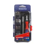 WORKPRO WP200516 18 Parça Profesyonel CR-V Cırcırlı Hassas/Elektronikçi Bits Tornavida Seti - Görsel 4