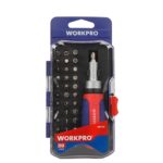 WORKPRO WP200517 38 Parça Profesyonel CR-V Cırcırlı Bits Tornavida Seti - Görsel 2