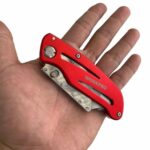 WORKPRO WP211003 Paslanmaz Çelik/Alüminyum Gövde Katlanır Rötuş Maket Bıçağı - Görsel 7