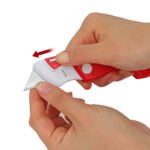 WORKPRO WP211004 Plastik Gövde Katlanır Rötuş Maket Bıçağı - Görsel 4