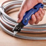 WORKPRO WP211008 Profesyonel Katlanır Çok Amaçlı Rötuş Maket Bıçağı + 10 Adet Yedek Bıçak - Görsel 5