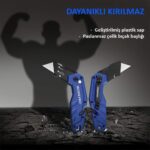 WORKPRO WP211008 Profesyonel Katlanır Çok Amaçlı Rötuş Maket Bıçağı + 10 Adet Yedek Bıçak - Görsel 8