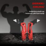 WORKPRO WP211018 Profesyonel Katlanır Çok Amaçlı Rötuş Maket Bıçağı + 10 Adet Yedek Bıçak - Görsel 10