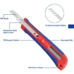 WORKPRO WP212008 9MM Ağır Hizmet Paslanmaz Çelik Kasa Maket Bıçağı - Görsel 5