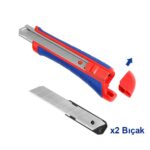 WORKPRO WP212009 18MM Ağır Hizmet Paslanmaz Çelik Kasa Maket Bıçağı - Görsel 6