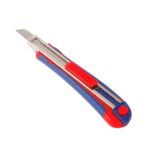 WORKPRO WP212010 9MM Ağır Hizmet Paslanmaz Çelik Kasa Yedek Kartuşlu Maket Bıçağı + 2 Adet Yedek Bıçak - Görsel 2