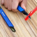 WORKPRO WP212012 9MM Alüminyum Kasa Cep Askılı Maket Bıçağı (MAVİ) - Görsel 7