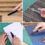 WORKPRO WP212022 18MM Ağır Hizmet Alüminyum Kasa Maket Bıçağı + 10 Adet Yedek Bıçak - Görsel 7