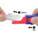 WORKPRO WP213002 10’Lu Rötuş Maket Bıçağı Yedeği - Görsel 5