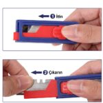 WORKPRO WP213002 10’Lu Rötuş Maket Bıçağı Yedeği - Görsel 6