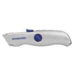 WORKPRO WP213007 Alüminyum Gövde Otomatik Geri Çekilebilir Rötuş Maket Bıçağı - Görsel 7