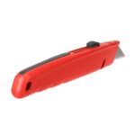 WORKPRO WP213009 Ağır Hizmet Alüminyum Gövde Geri Çekilebilir Rötuş Maket Bıçağı + 5 Adet Yedek Bıçak - Görsel 6