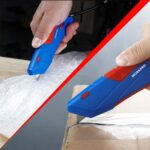 WORKPRO WP213010 Kemer Askı Kancalı Otomatik Geri Çekilebilir Mandallı Rötuş Maket Bıçağı + 3 Adet Yedek Bıçak - Görsel 8