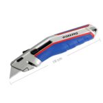 WORKPRO WP213015 Ağır Hizmet Alüminyum Gövde Otomatik Geri Çekilebilir Rötuş Maket Bıçağı + 5 Adet Yedek Bıçak - Görsel 4