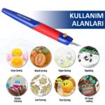 WORKPRO WP219005 14 Parça Profesyonel Hobi Maket Bıçağı Seti - Görsel 5