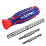 WORKPRO WP221046 6-IN-1 Profesyonel Çok Fonksiyonlu Değişken Uçlu Tornavida Seti - Görsel 3