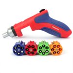 WORKPRO WP221048 24 Parça Profesyonel CR-V Kabzalı Cırcırlı Bits Tornavida Seti + Kemer Askılı Bez Taşıma Çantası - Görsel 2