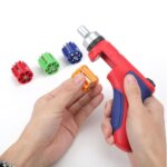 WORKPRO WP221048 24 Parça Profesyonel CR-V Kabzalı Cırcırlı Bits Tornavida Seti + Kemer Askılı Bez Taşıma Çantası - Görsel 3