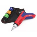 WORKPRO WP221048 24 Parça Profesyonel CR-V Kabzalı Cırcırlı Bits Tornavida Seti + Kemer Askılı Bez Taşıma Çantası - Görsel 6