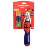 WORKPRO WP221056 24 Parça Profesyonel CR-V Cırcırlı Bits Tornavida Seti - Görsel 7