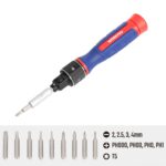 WORKPRO WP221070 9-IN-1 Profesyonel CR-V Cırcırlı Manyetik Hassas Tornavida Seti - Görsel 3