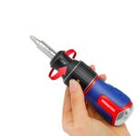 WORKPRO WP221071 6-IN-1 Profesyonel CR-V Cırcırlı Manyetik Topaç Tornavida Seti - Görsel 2