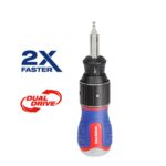 WORKPRO WP221071 6-IN-1 Profesyonel CR-V Cırcırlı Manyetik Topaç Tornavida Seti - Görsel 4