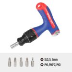 WORKPRO WP221072 7-IN-1 Profesyonel CR-V T- Saplı Cırcırlı Manyetik Tornavida Seti - Görsel 3