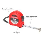 WORKPRO WP261002 3Mx16mm Beyaz Çelik Şerit Metre - Görsel 3
