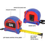 WORKPRO WP261041 5Mx25mm Naylon Kaplama Sarı Çift Taraflı Manyetik Çelik Şerit Metre - Görsel 2