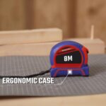 WORKPRO WP261044 8Mx25mm Naylon Kaplama Sarı Çift Taraflı Manyetik Çelik Şerit Metre - Görsel 6