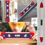 WORKPRO WP262027 225MM Manyetik Şoka Dayanıklı Torpedo Su Terazisi - Görsel 5