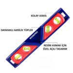 WORKPRO WP262028 225MM Açı Kontrollü Torpedo Su Terazisi - Görsel 2