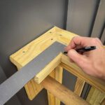 WORKPRO WP264009 200x300MM Çelik Marangoz Gönyesi - Görsel 4