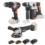 WORX WXKS6 WX354.9 + WX380.9 + WX812.9 + WA3601 20V/2Ah Pro Kombo Set - Görsel 2