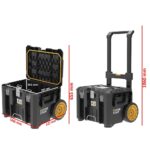 CAT DA41004 HYPER STACK 60 Litre Ağır Hizmet Tipi Tekerlekli Kilitli Takım Çantası - Görsel 3