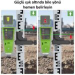 KOBB KBL8RG 60M Lazer Hizalama Dedektörü - Görsel 6