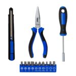 Michelin MC33320 13 Parça CR-V Kargaburnu + Maket Bıçağı Bits Tornavida Seti - Görsel 2