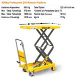 Stanley XX800 800Kg Profesyonel Çift Makaslı Platform - Görsel 8