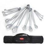 WORKPRO WP202510 6-32mm 12 Parça CR-V Profesyonel İki Ağızlı Yıldız Anahtar Takımı + Bez Taşıma Kılıfı - Görsel 2