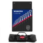 WORKPRO WP202510 6-32mm 12 Parça CR-V Profesyonel İki Ağızlı Yıldız Anahtar Takımı + Bez Taşıma Kılıfı - Görsel 5
