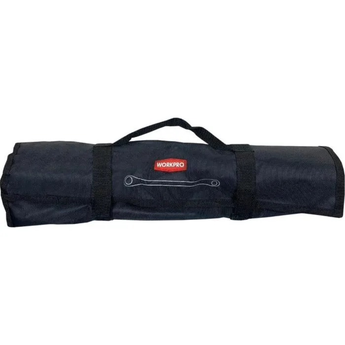 WORKPRO WP202510 6-32mm 12 Parça CR-V Profesyonel İki Ağızlı Yıldız Anahtar Takımı + Bez Taşıma Kılıfı - Görsel 7