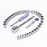 WORKPRO WP202536 39 Parça 3/8’’ 1/4’’ CR-V Metrik/İnç Profesyonel Lokma Takımı - Görsel 3