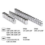 WORKPRO WP202536 39 Parça 3/8’’ 1/4’’ CR-V Metrik/İnç Profesyonel Lokma Takımı - Görsel 4