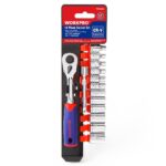 WORKPRO WP202556 14 Parça 1/4’’ CR-V Metrik Profesyonel Lokma Takımı - Görsel 2