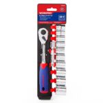 WORKPRO WP202557 12 Parça 3/8’’ CR-V Metrik Profesyonel Lokma Takımı - Görsel 2