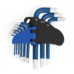 WORKPRO WP222014 9 Parça Kısa Boy CR-V Metrik Profesyonel Allen Anahtar Takımı - Görsel 2