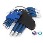 WORKPRO WP222014 9 Parça Kısa Boy CR-V Metrik Profesyonel Allen Anahtar Takımı - Görsel 4